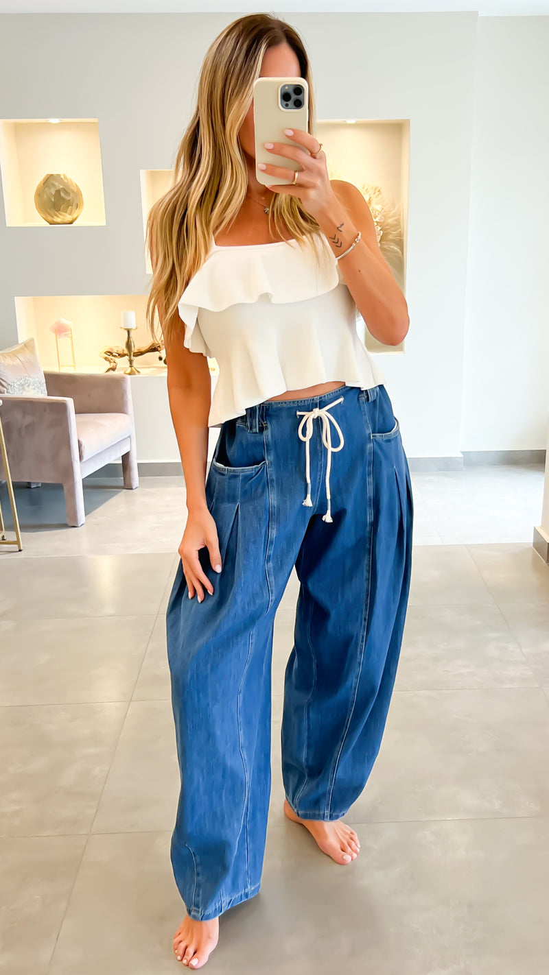 BOUND BARREL JEAN
