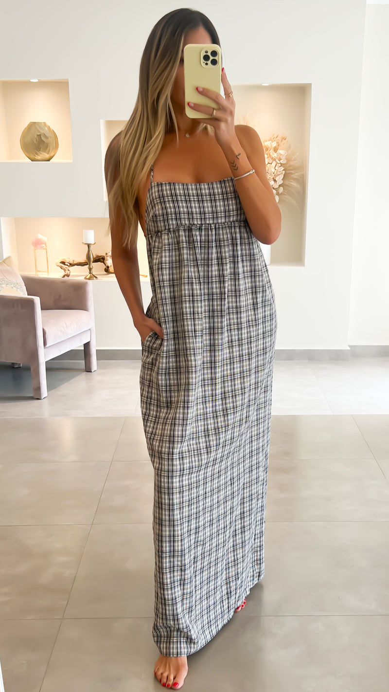 PLAID SERENITY DRESS