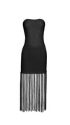 MIDNIGHT VANESSA FRINGE DRESS