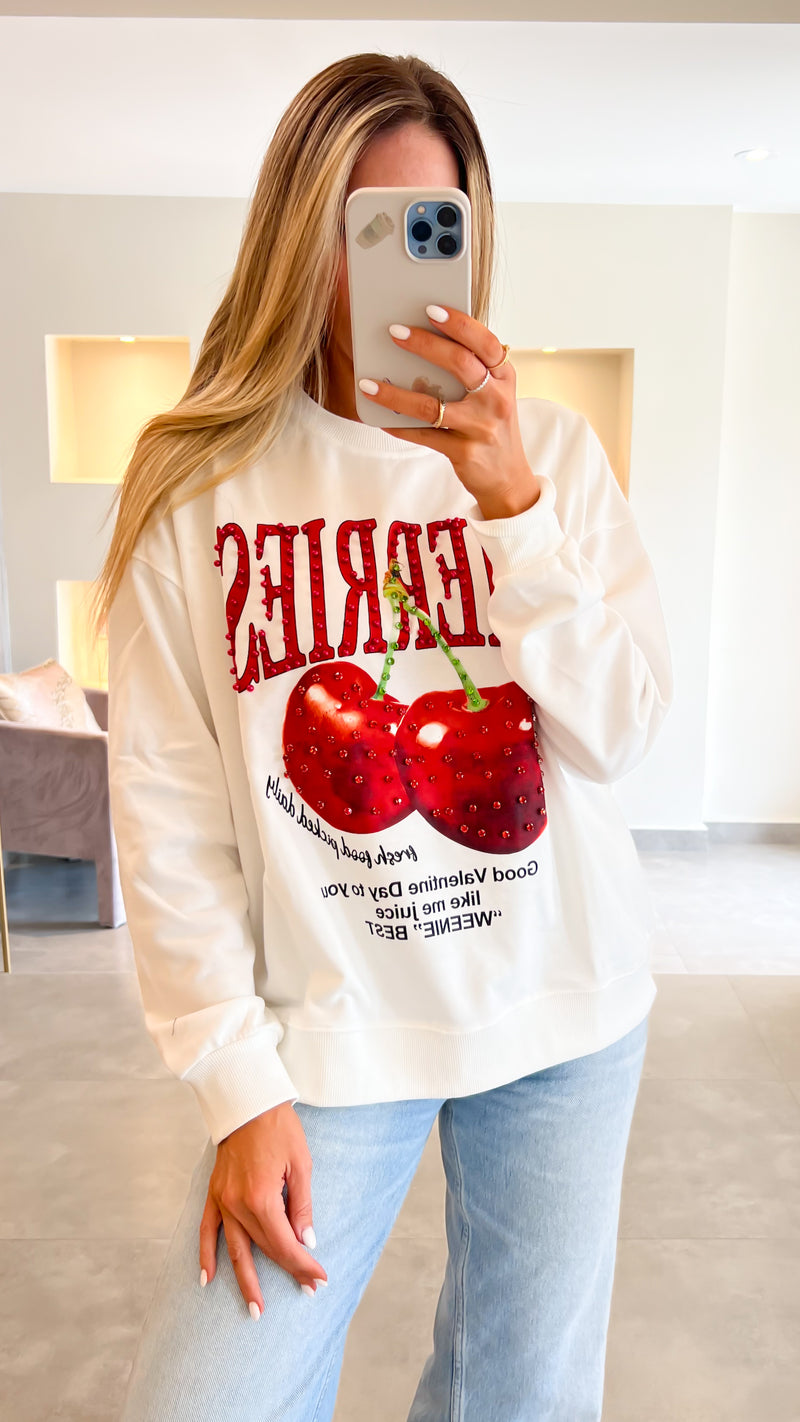 CHERRIES SWEATSHIRT