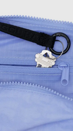 FRENCH BLUE MEDIUM CRESCENT BAG