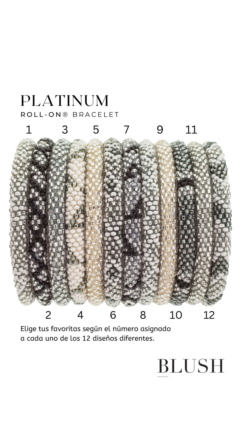 PLATINUM ROLL ON BRACELETS