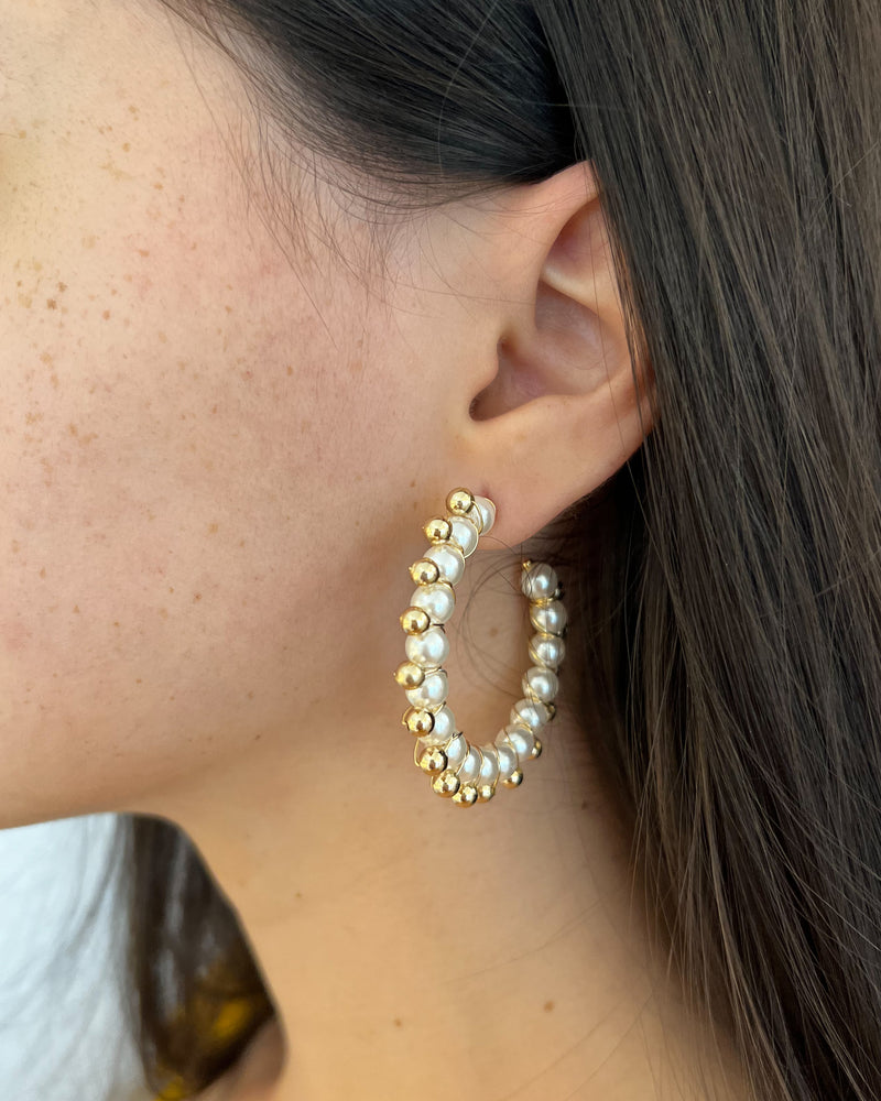 PEARL HOOPS